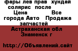 фары лев.прав. хундай солярис. после 2015. › Цена ­ 20 000 - Все города Авто » Продажа запчастей   . Астраханская обл.,Знаменск г.